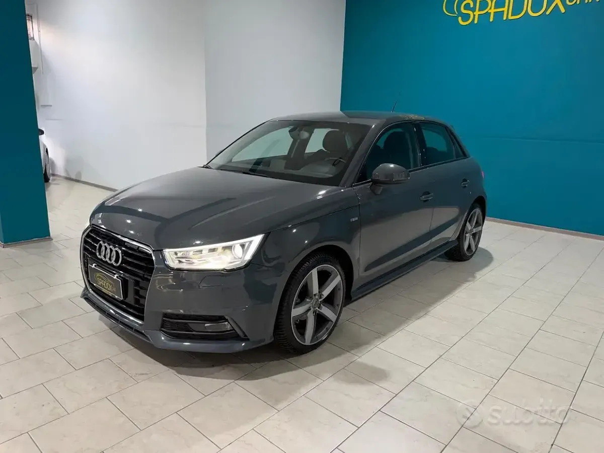 Usata Audi A1 S-Line 90 CV (66 kW) 2015 Grigio Utilitaria