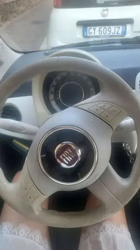 Usata Fiat 500C Lounge 69 CV (50 kW) 2010 Bianco Cabrio
