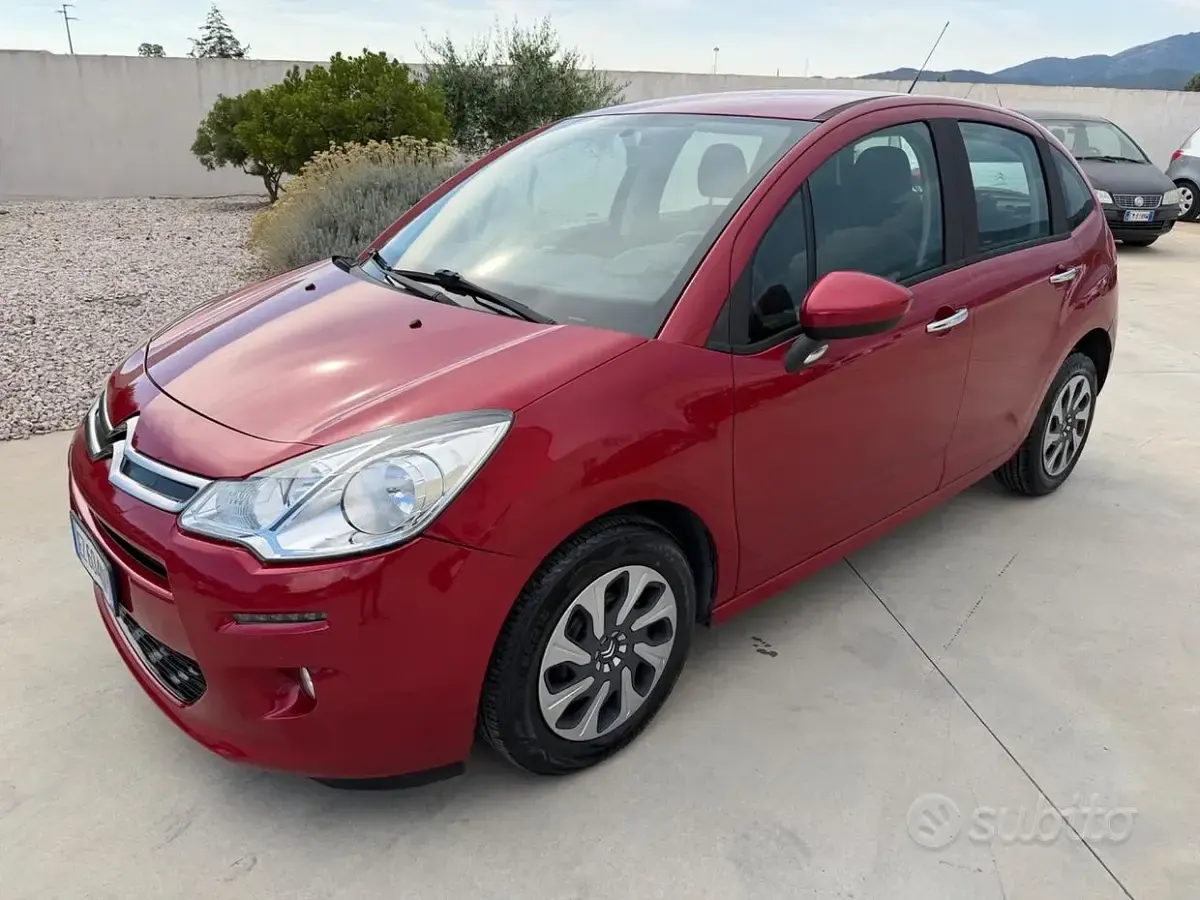 Usata Citroën C3 Attraction 68 CV (50 kW) 2015 Rosso Berlina