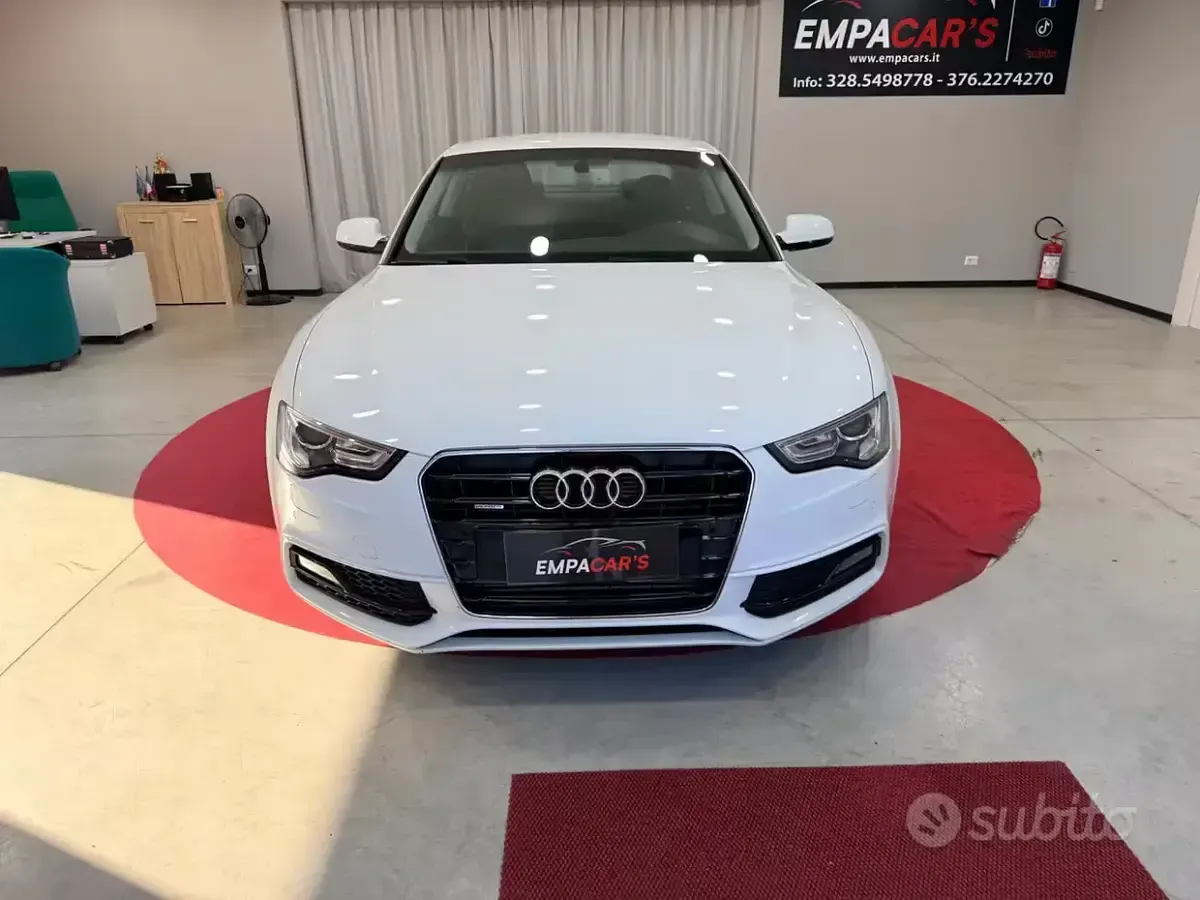 Usata Audi A5 S-Line 245 CV (180 kW) 2012 Bianco Coupé