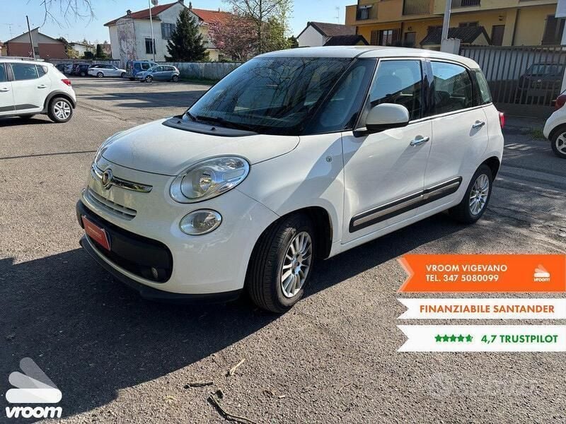 Bianco Usata 2014 Fiat 500L Lounge Monovolume | 10.490 € - Immagine 1/2