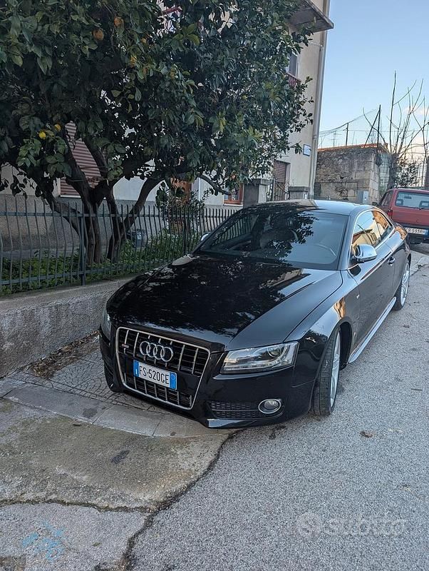 Usata Audi A5 S-Line 240 CV (176 kW) 2008 Nero Coupé