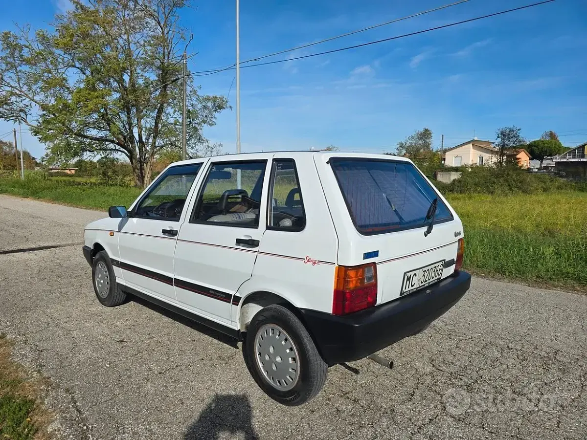 Usata Fiat Uno 45 CV (33 kW) 1989 Bianco Utilitaria