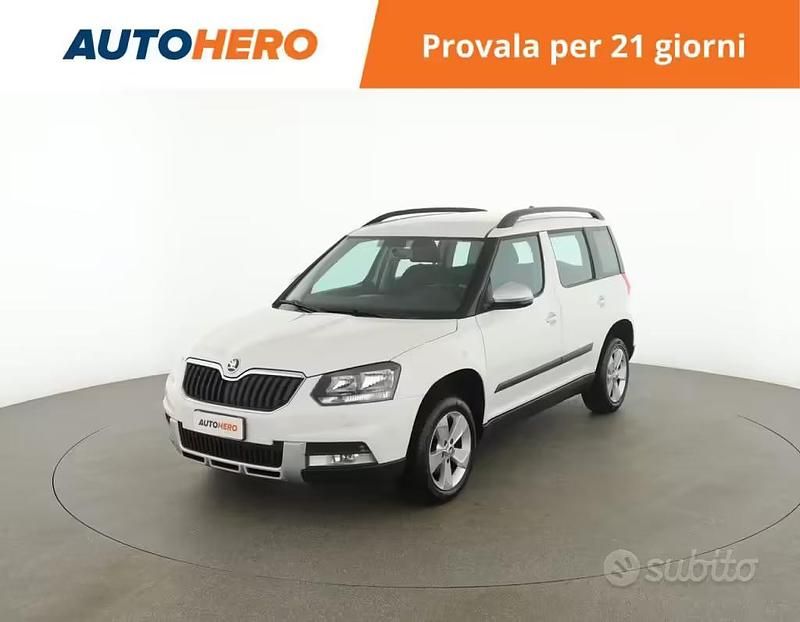 Usata Skoda Yeti GreenLine 105 CV (77 kW) 2014 Bianco SUV