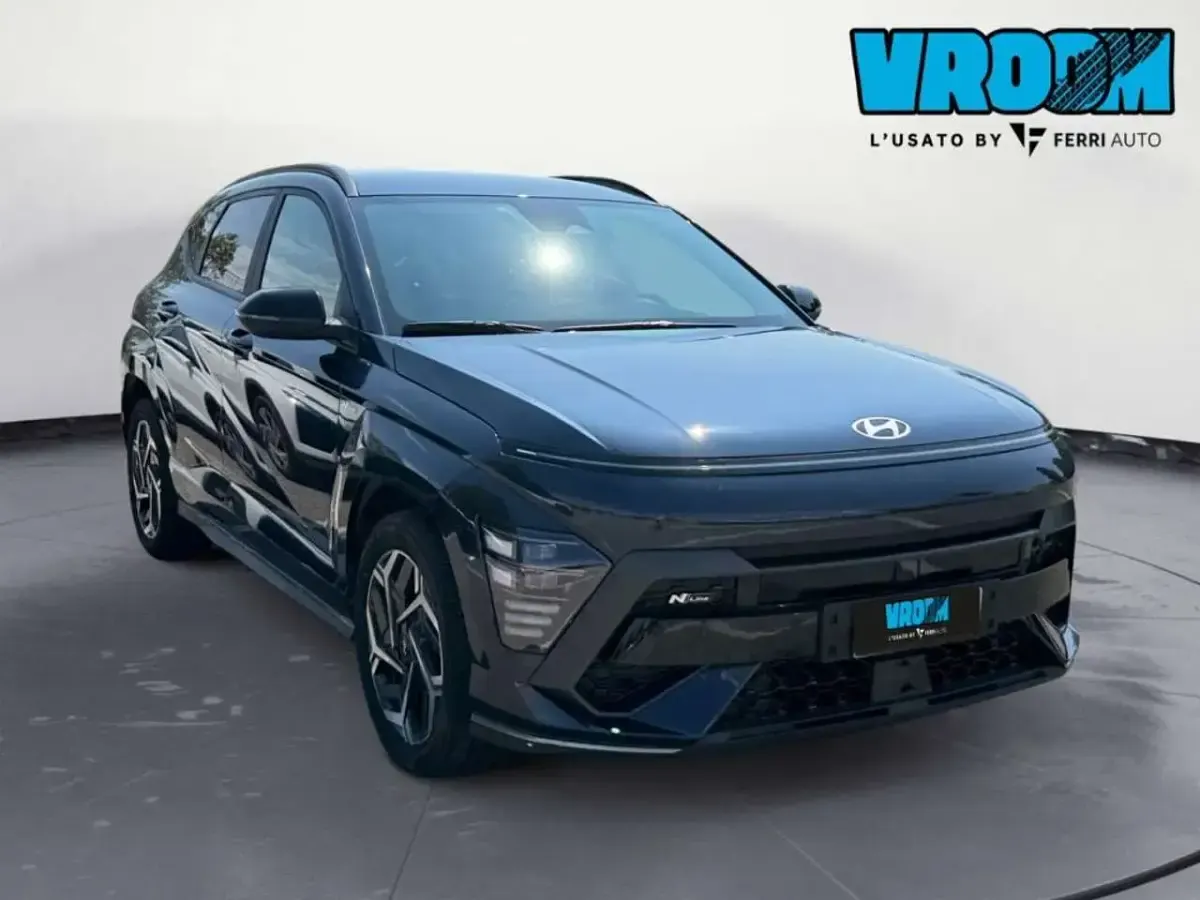 Usata Hyundai Kona N Line 105 CV (77 kW) 2023 Blu SUV