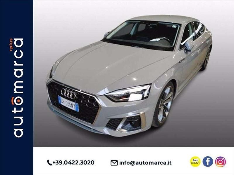 Grigio Usata 2022 Audi A5 Sportback S-Line Utilitaria | 28.500 € (Super prezzo) - Immagine 1/4