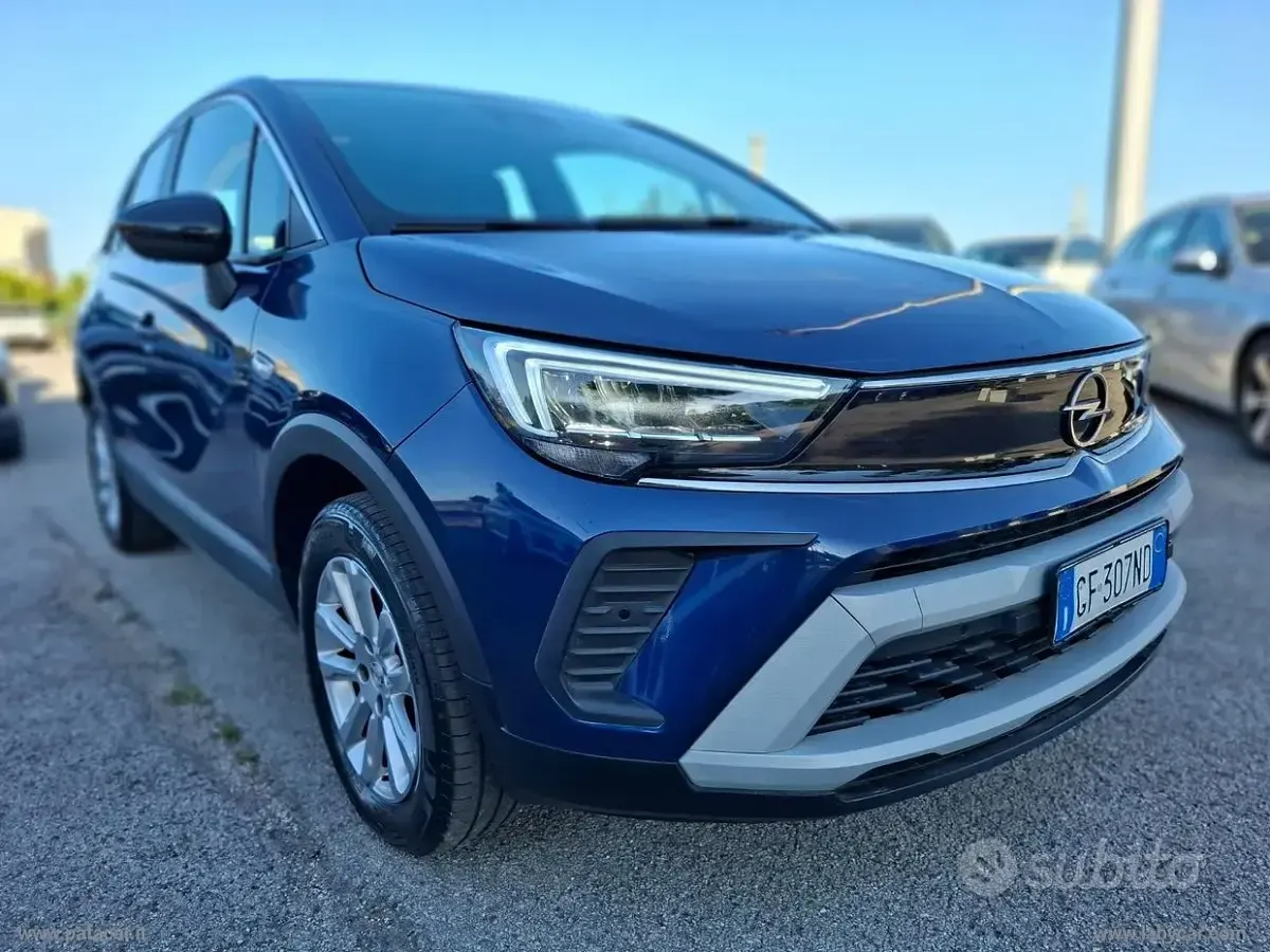 Usata Opel Crossland Edition 110 CV (80 kW) 2021 Bluazzurro SUV