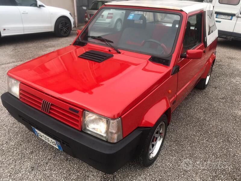 Usata Fiat Panda 1987 Rosso Utilitaria