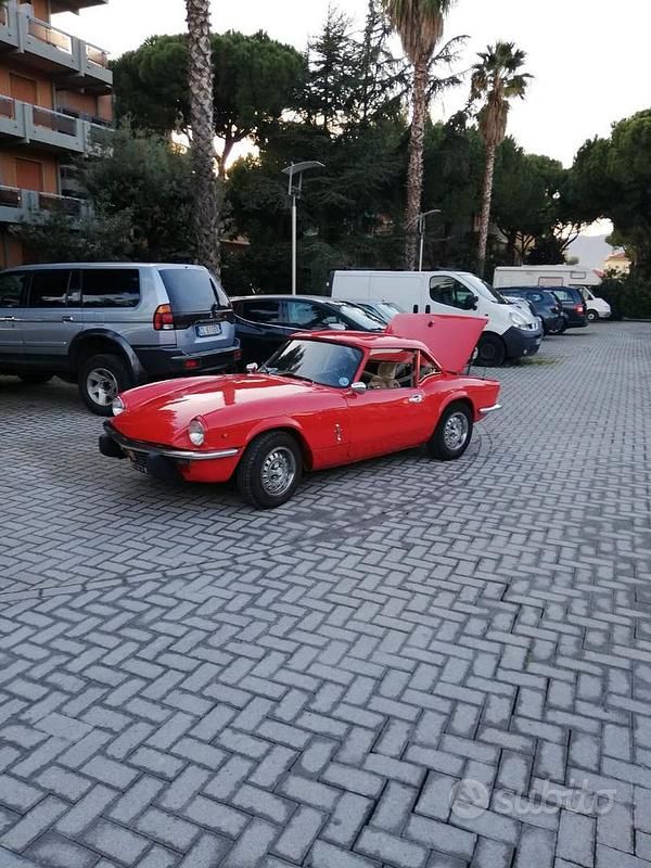Usata Triumph Spitfire 1970 Rosso Cabrio