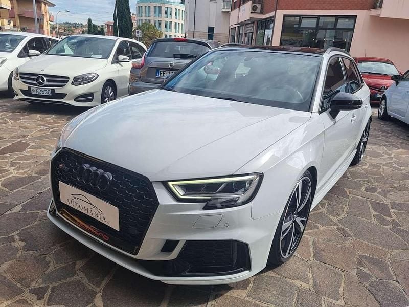 Bianco Usata 2018 Audi RS3 Ambiente Tre volumi | 34.500 € (Ottimo prezzo) - Immagine 1/4