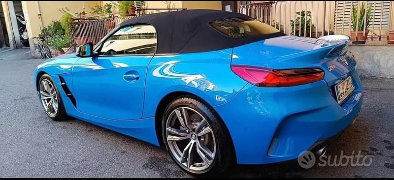 Usata BMW Z4 M Sport 197 CV (144 kW) 2022 Blu Cabrio