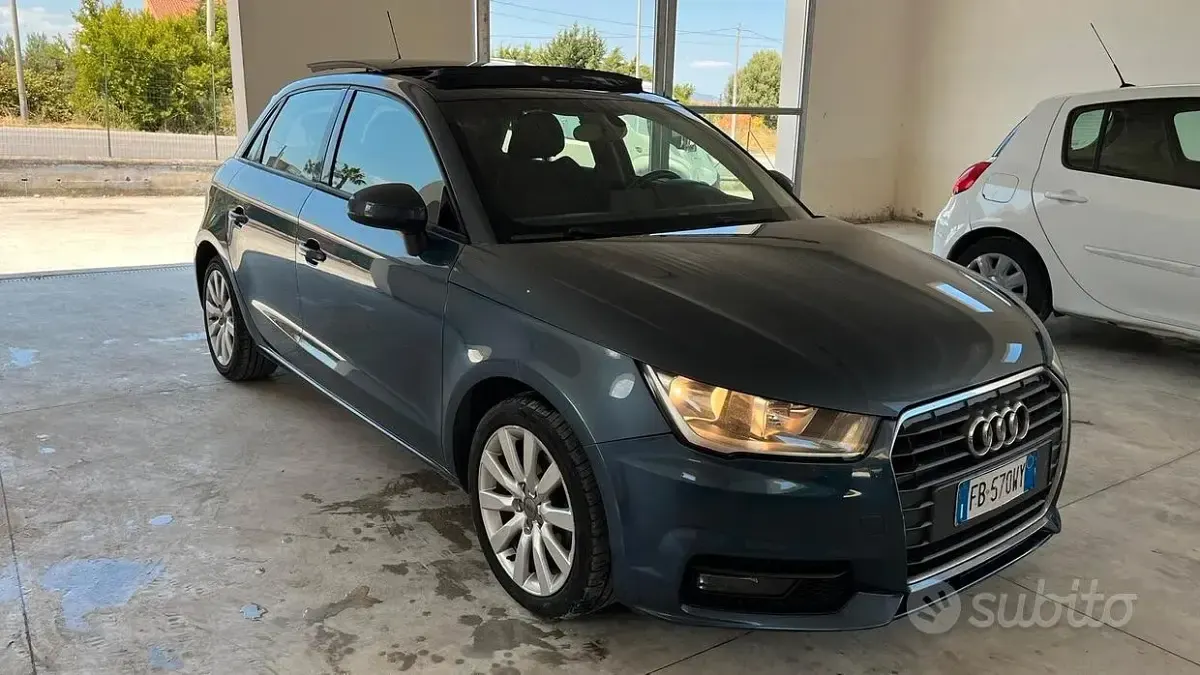 Usata Audi A1 90 CV (66 kW) 2016 Blu Utilitaria