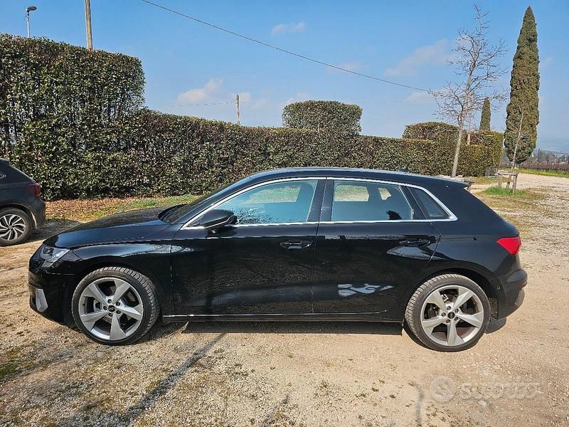 Usata Audi A3 Advanced 150 CV (110 kW) 2021 Nero Berlina