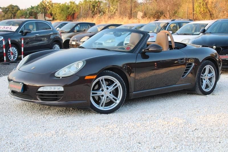 Usata Porsche Boxster 256 CV (188 kW) 2011 Marrone Cabrio