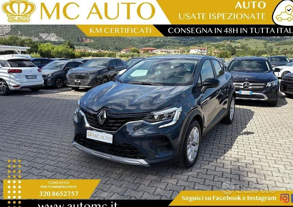 Usata Renault Captur Equilibre 101 CV (74 kW) 2022 Blu SUV