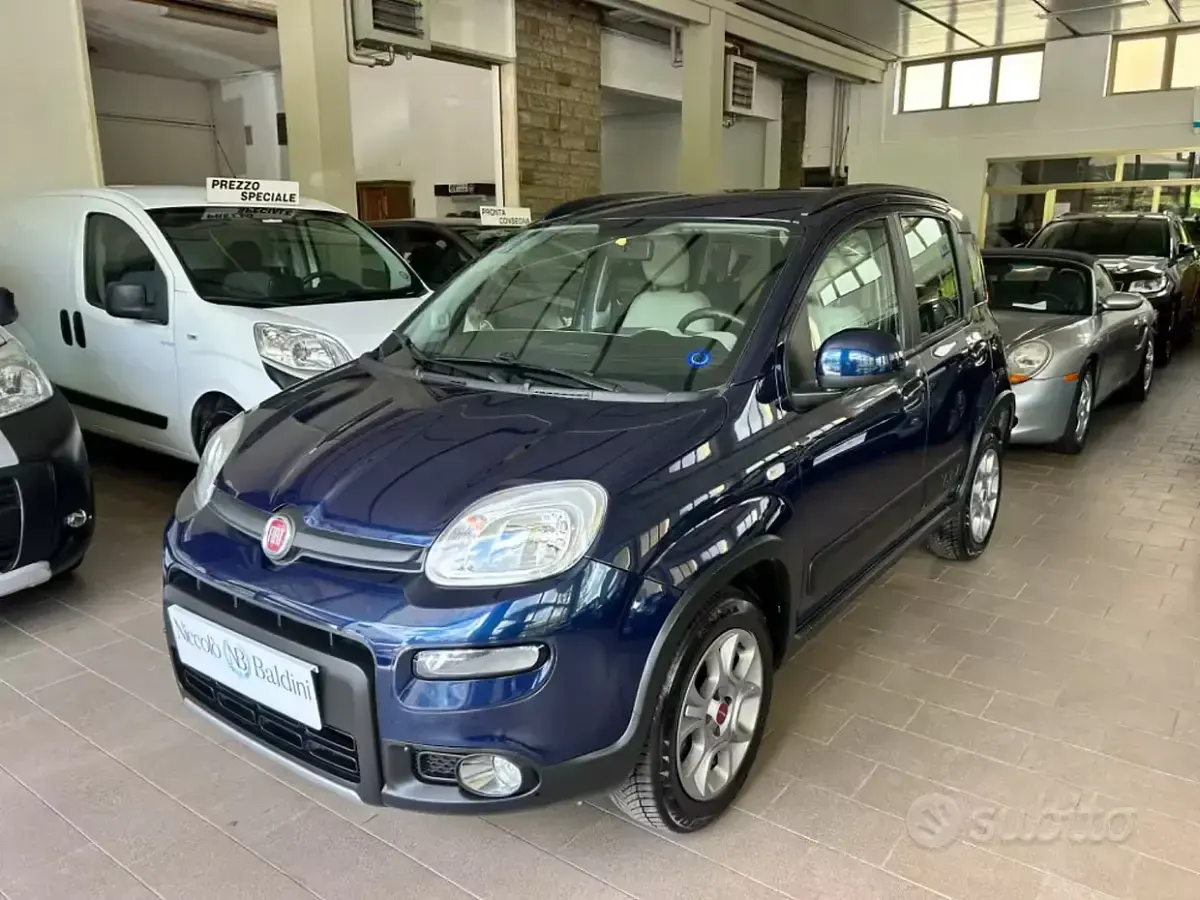 Usata Fiat Panda 4x4 95 CV (69 kW) 2015 Bluazzurro Utilitaria