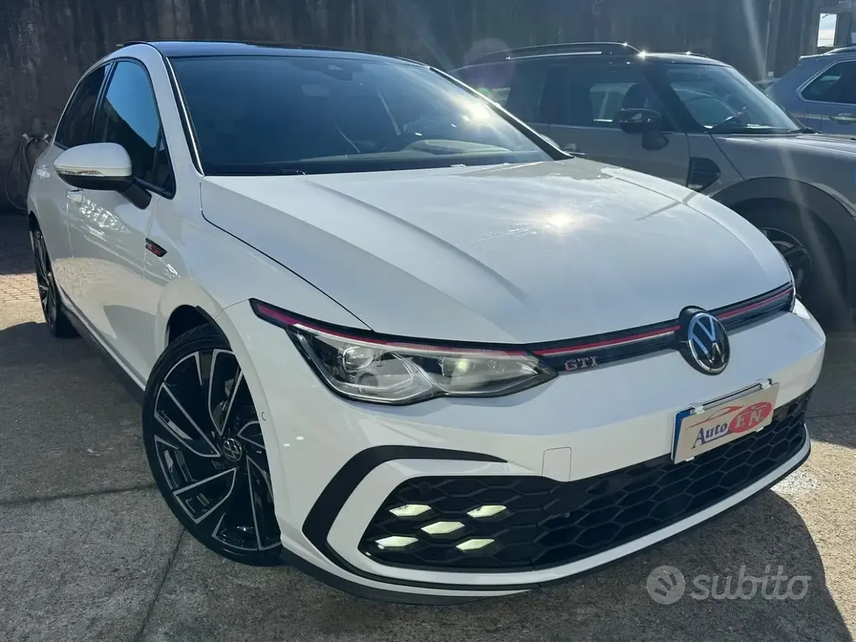 Usata VW Golf VIII GTI 245 CV (180 kW) 2020 Bianco Berlina