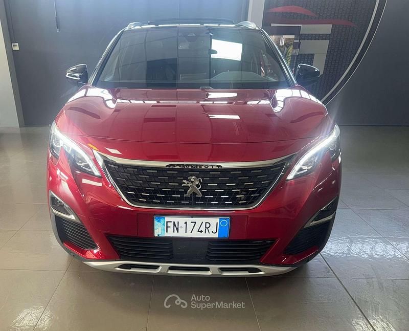 Usata Peugeot 3008 GT-line 120 CV (88 kW) 2018 Rosso SUV