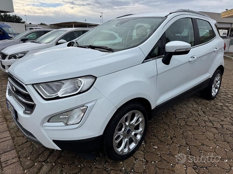 Usata Ford Ecosport Titanium 95 CV (69 kW) 2020 Bianco SUV