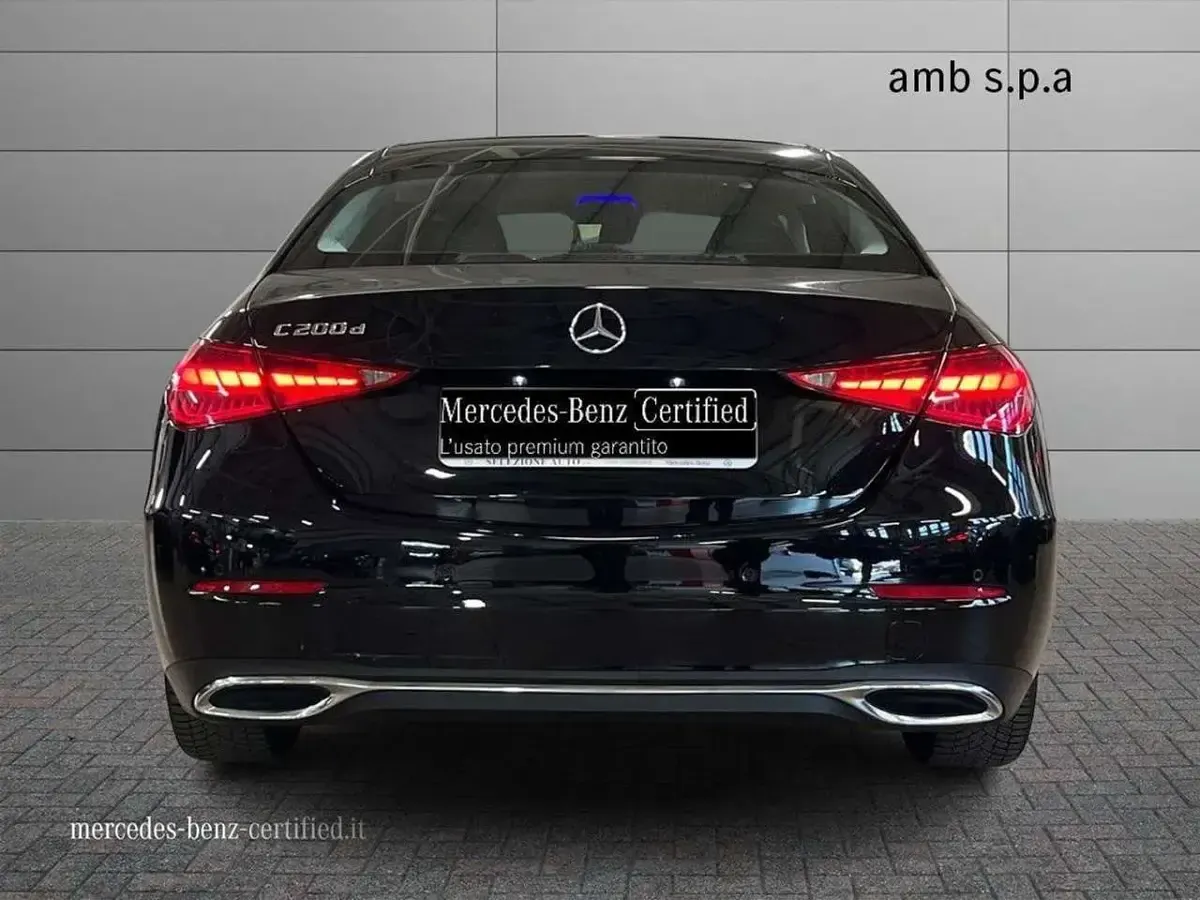 Usata Mercedes C200 Advanced Plus 163 CV (119 kW) 2024 Nero Berlina
