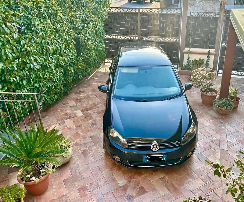 Usata VW Golf VI Highline 110 CV (80 kW) 2008 Nero Utilitaria