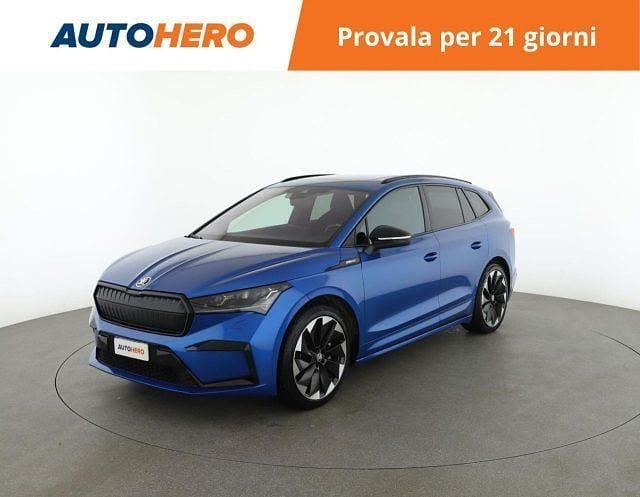 Blu Usata 2021 Skoda Enyaq iV SportLine SUV | 24.399 € (Buon prezzo) - Immagine 1/2
