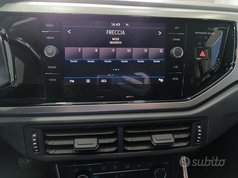 Usata VW Polo Comfortline 95 CV (69 kW) 2020 Nero Utilitaria