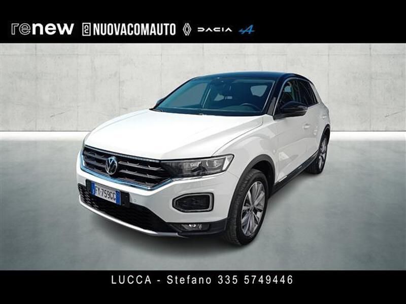 Usata VW T-Roc Style 115 CV (84 kW) 2019 Bianco SUV