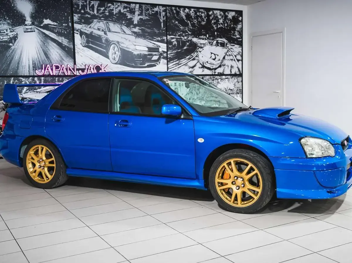 Usata Subaru Impreza 280 CV (205 kW) 2003 Blu/azzurro Berlina