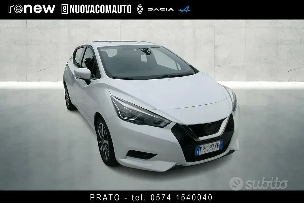 Usata Nissan Micra Visia 71 CV (52 kW) 2018 Bianco Utilitaria