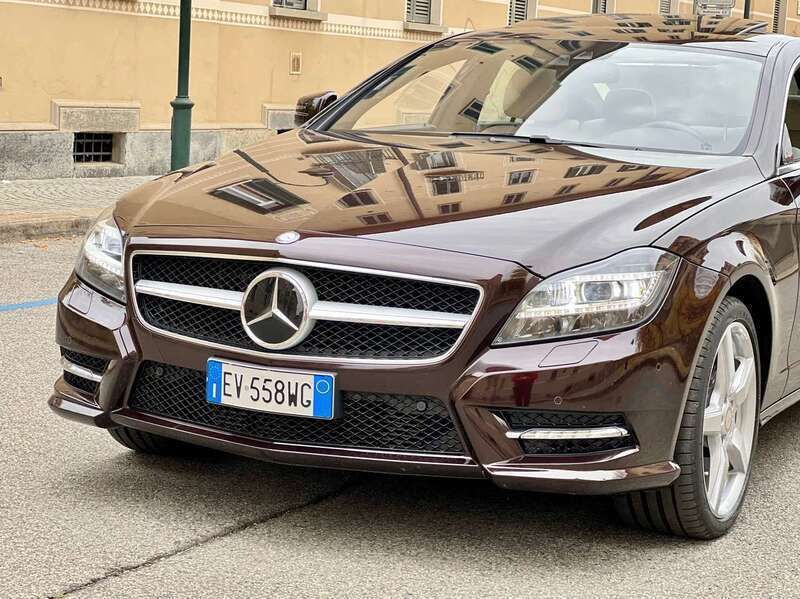 Usata Mercedes CLS350 Exclusive 265 CV (194 kW) 2014 Marrone Coupé