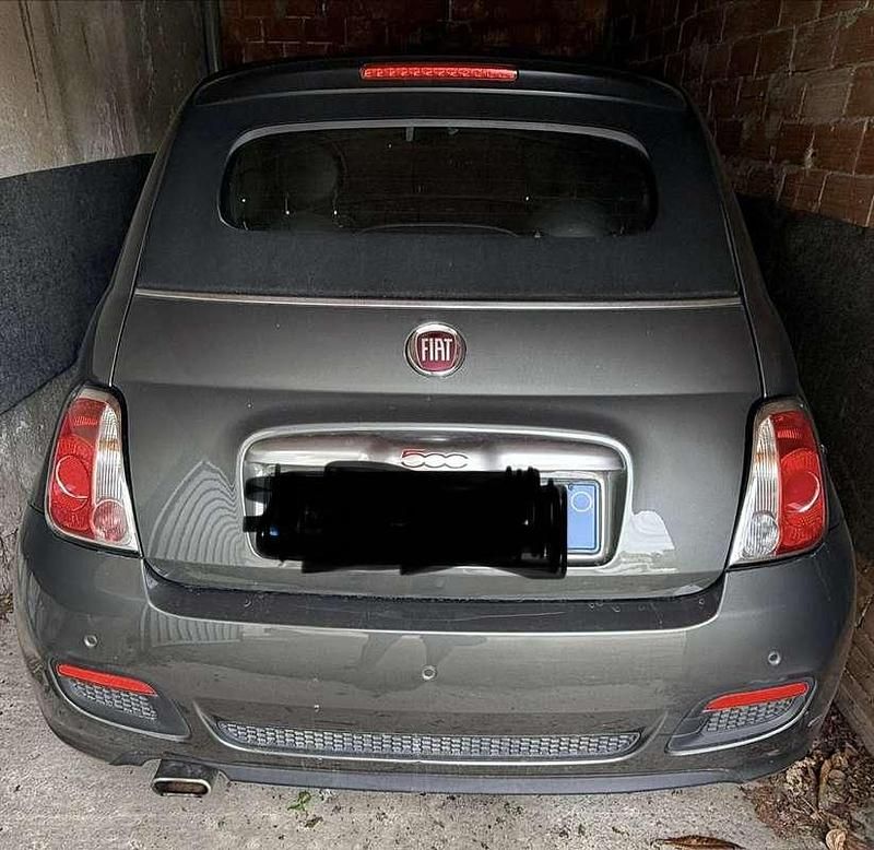 Usata Fiat 500C Lounge 69 CV (50 kW) 2013 Grigio Cabrio