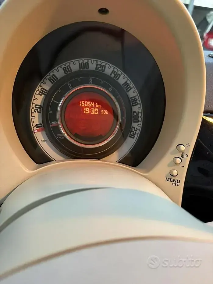 Usata Fiat 500 Lounge 95 CV (69 kW) 2012 Bluazzurro Berlina
