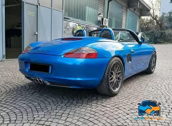 Usata Porsche Boxster 228 CV (167 kW) 2003 Blu Cabrio