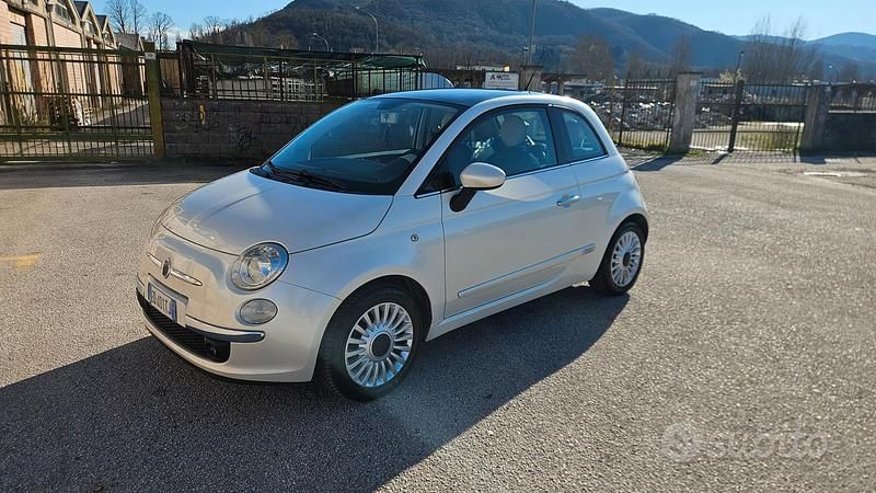 Usata Fiat 500 Lounge 69 CV (50 kW) 2010 Bianco Berlina