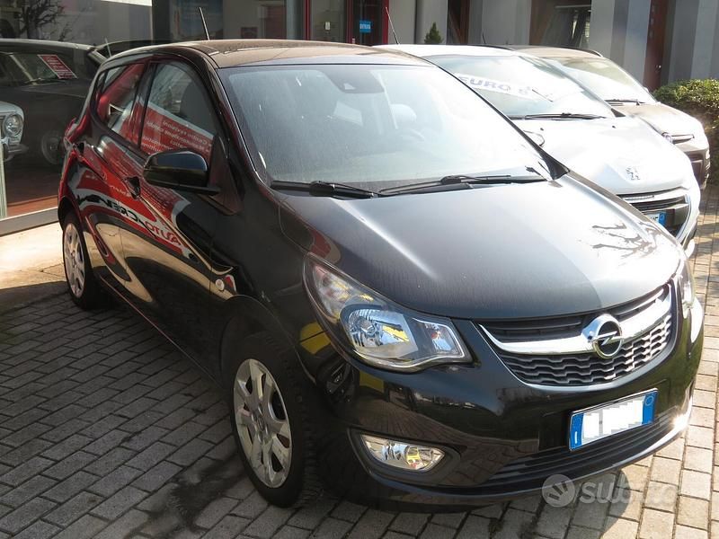 Usata Opel Karl Cosmo 75 CV (55 kW) 2016 Nero Utilitaria