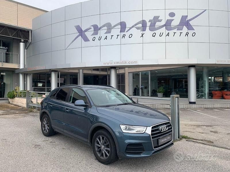 Usata Audi Q3 150 CV (110 kW) 2016 Blu metallizzato SUV