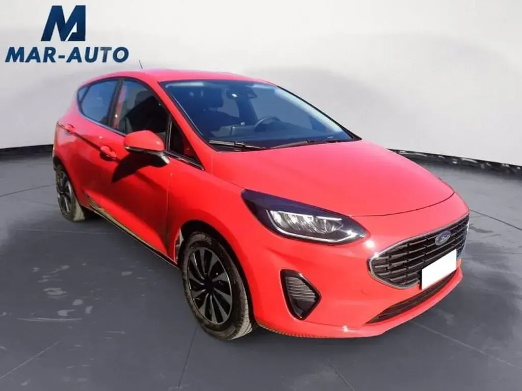 Second-hand Ford Fiesta Titanium 75 CP (55 kW) 2022 Roșu Berlinǎ