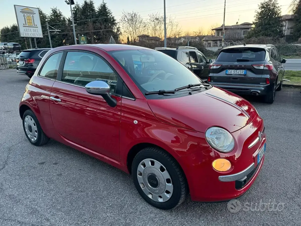 Usata Fiat 500 Lounge 69 CV (50 kW) 2014 Rosso Berlina