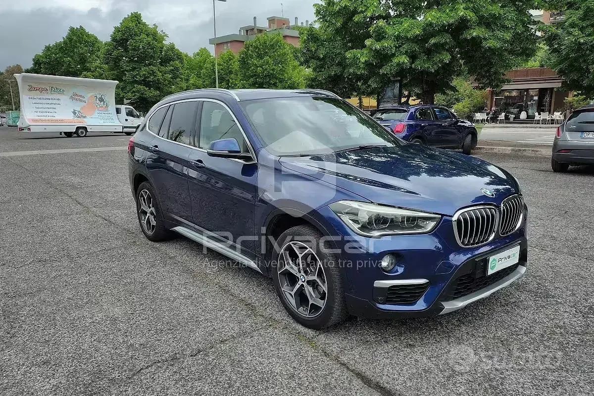 Usata BMW X1 150 CV (110 kW) 2017 Blu SUV