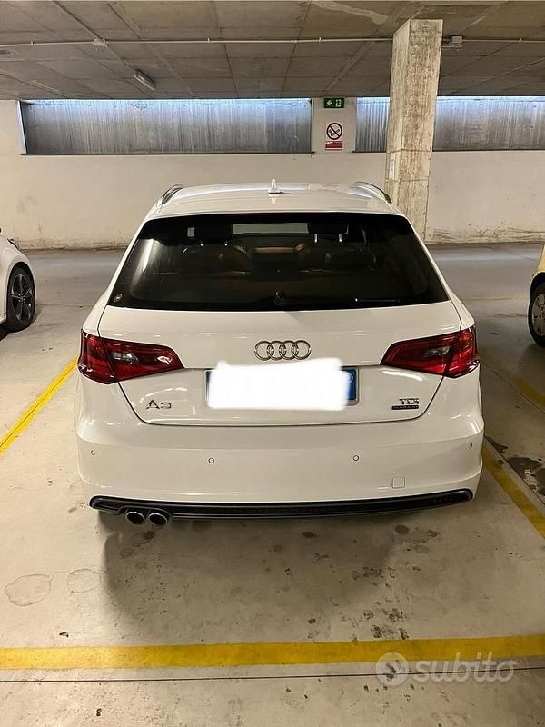 Usata Audi A3 Ambition 150 CV (110 kW) 2015 Bianco Berlina