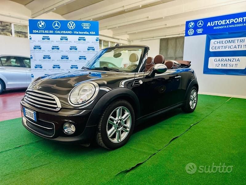 Usata Mini Cooper Cabriolet 122 CV (89 kW) 2012 Nero Cabrio