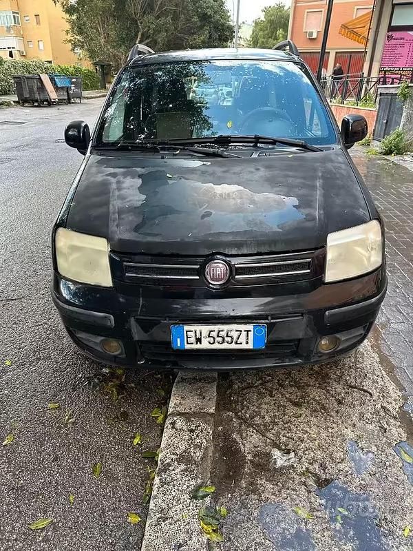 Usata Fiat Panda 69 CV (50 kW) 2010 Nero Utilitaria
