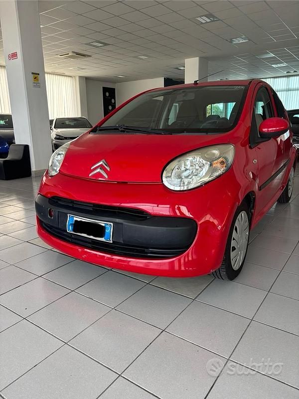 Usata Citroën C1 68 CV (50 kW) 2008 Rosso Utilitaria