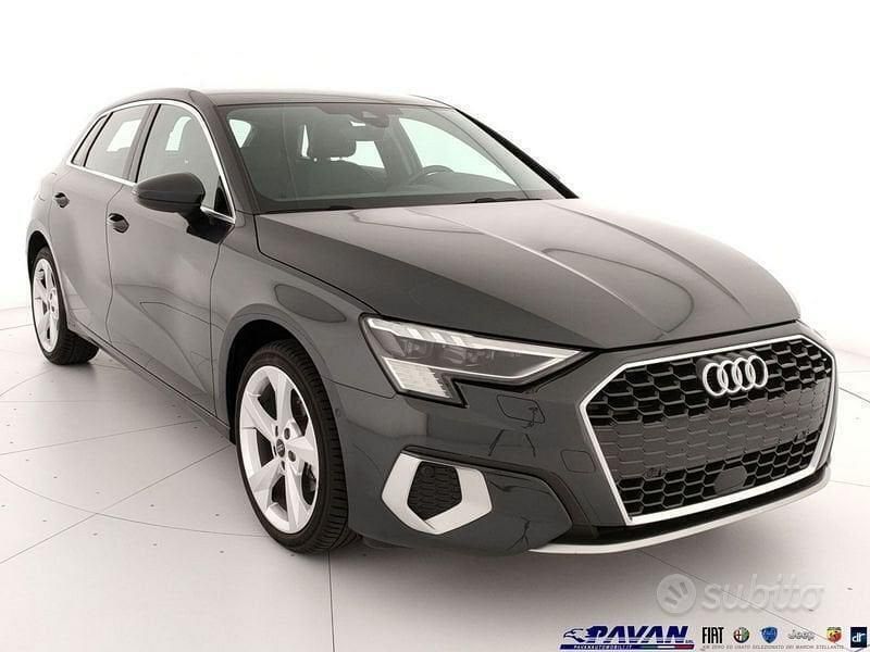 Usata Audi A3 e-tron Advanced 150 CV (110 kW) 2023 Grigio Utilitaria