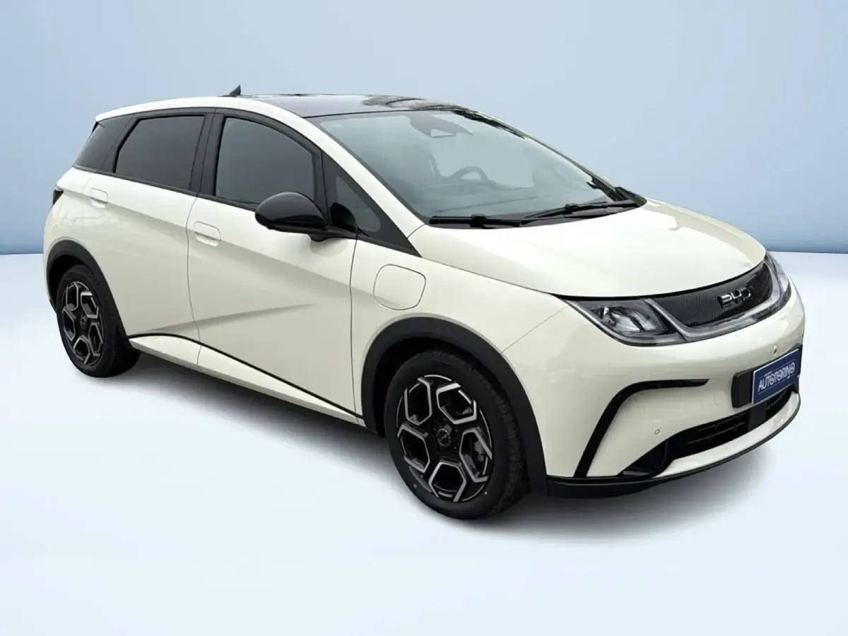 Nuova BYD Dolphin Design 150 kW (204 CV) 2026 Bianco pastello Utilitaria