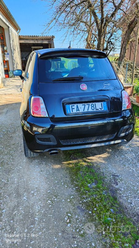 Usata Fiat 500 95 CV (69 kW) 2015 Nero Utilitaria