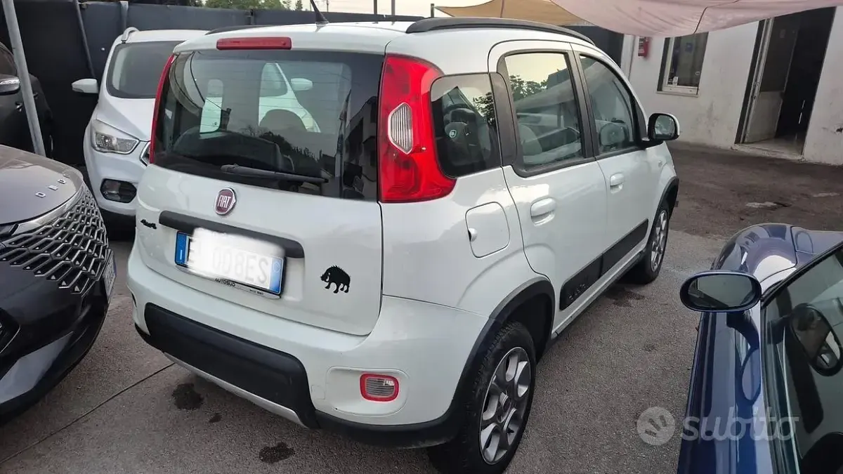 Usata Fiat Panda 4x4 S 75 CV (55 kW) 2014 Bianco Utilitaria