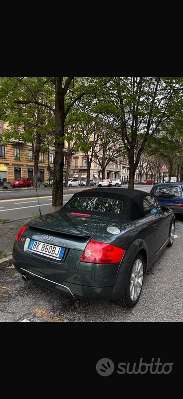 Usata Audi TT Roadster 180 CV (132 kW) 1999 Verde Cabrio