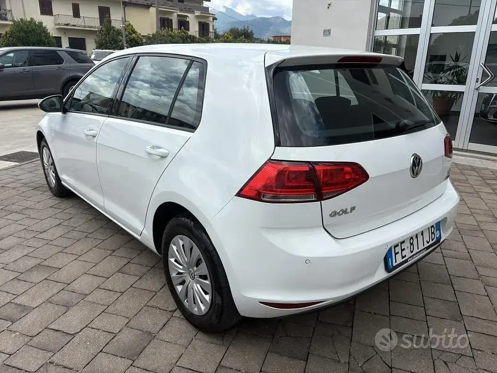 Usata VW Golf VII 90 CV (66 kW) 2016 Bianco Berlina